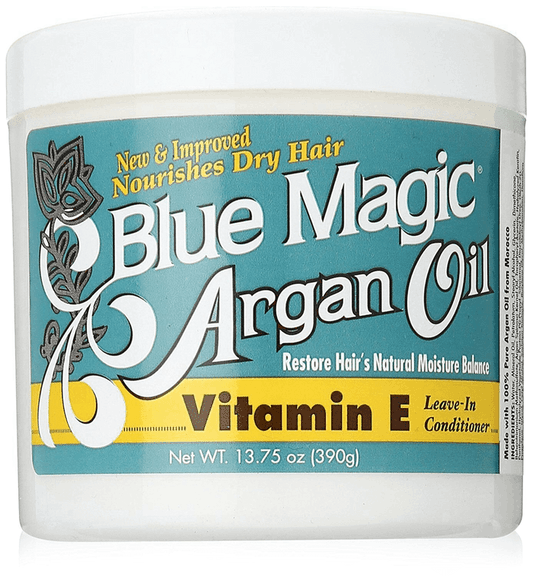 Blue Magic Argan Oil Vitamin E Leave in Conditioner 13.75oz