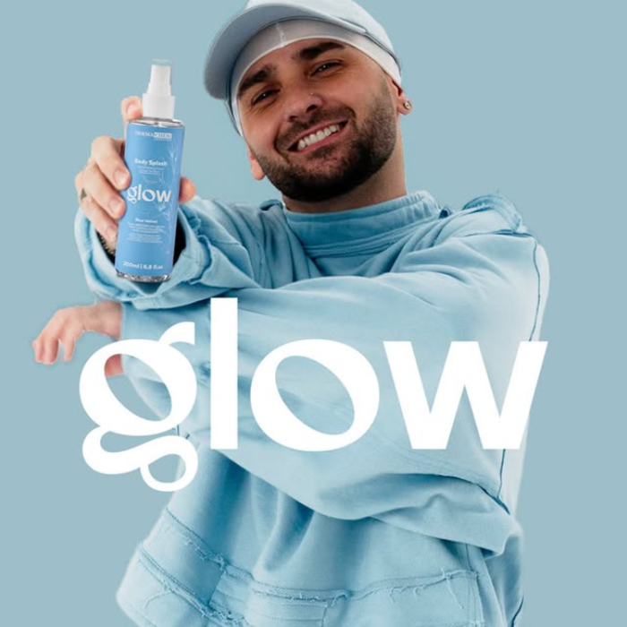 Body Splash Glow 200ml Blue Velvet -  Dermachem