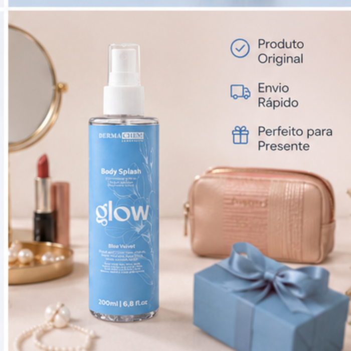 Body Splash Glow 200ml Blue Velvet -  Dermachem