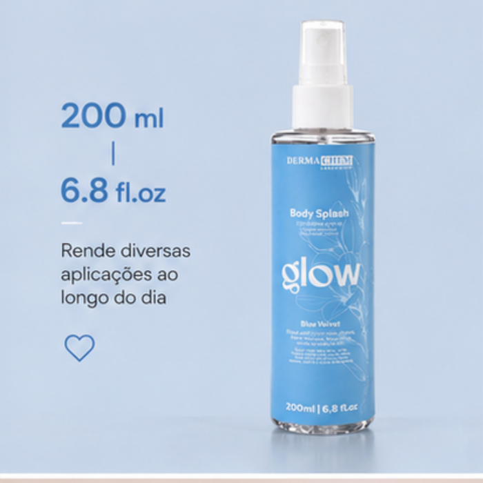 Body Splash Glow 200ml Blue Velvet -  Dermachem