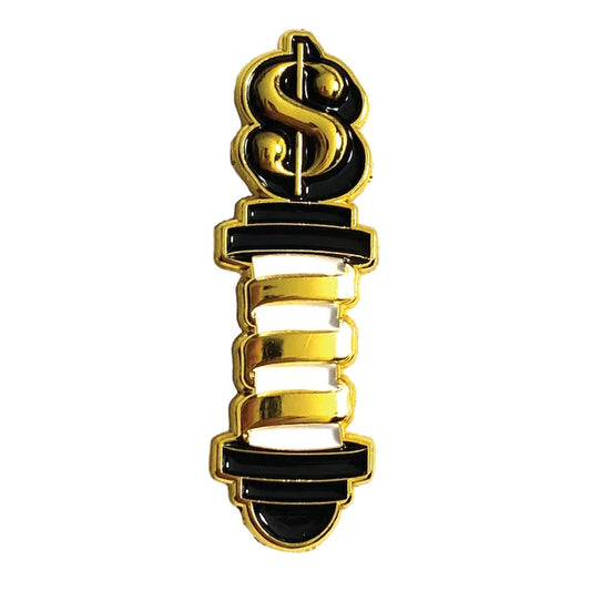 BVANDB Money Sign Pole Barber Pin