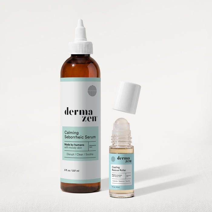 8oz Calming Seborrheic Serum w/Free Cooling Rescue Roller