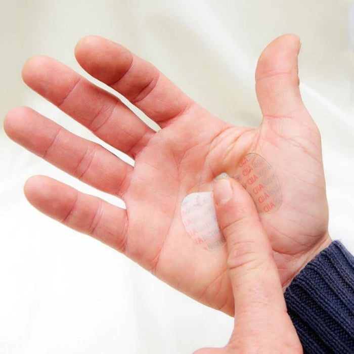 CarpalAid Carpal Tunnel Support Patch, Plastic, Clear, Left or Right Hand - SM20PK-Pack - LL Medico