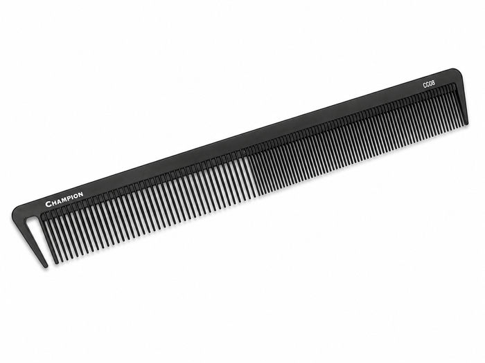 Champion Carbon Cutting Comb with Sectioning Tooth - 8-1/2"