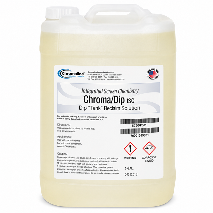Chromaline Chroma Dip Reclaim Solution Concentrate - 5 Gallon