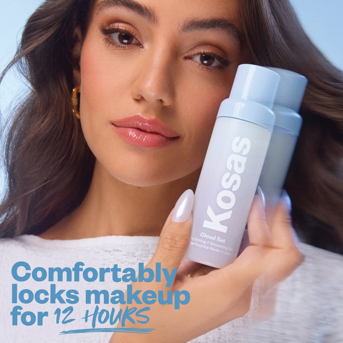 Kosas-Cloud Set Airy Setting + Smoothing Mist-Skincare-Kosas_CloudSetMist-2025_PDP_NA_05_Sets12Hours_2.10.2025-The Detox Market |