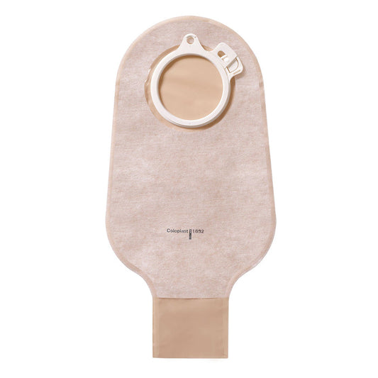 Coloplast Assura Two-Piece Drainable Ostomy Pouch, Convex, Blue Coupling, Trim to Fit 1/2"-2 1/4", 12" Length, Box of 10 - 12579 - LL Medico
