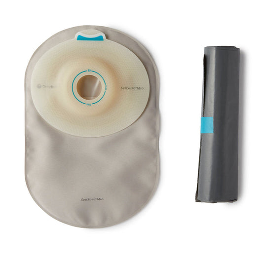 Coloplast SenSura Mio Convex Light One-Piece Pouch, Pre-Cut, Opaque, 8-1/4-Inch, with Filter