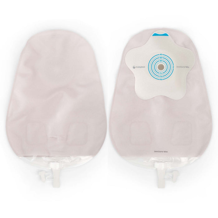 Coloplast SenSura Mio Convex Flip One-Piece Urostomy Pouch, Cut-to-Fit, Opaque, 10-1/2-Inch