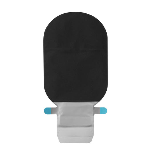 Coloplast SenSura Mio One-Piece Pouch, Flat, Cut-to-Fit, Black