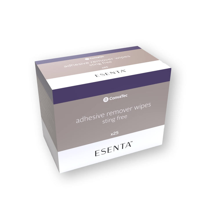 ConvaTec Esenta Sting Free Adhesive Remover Wipes, 25 per Box