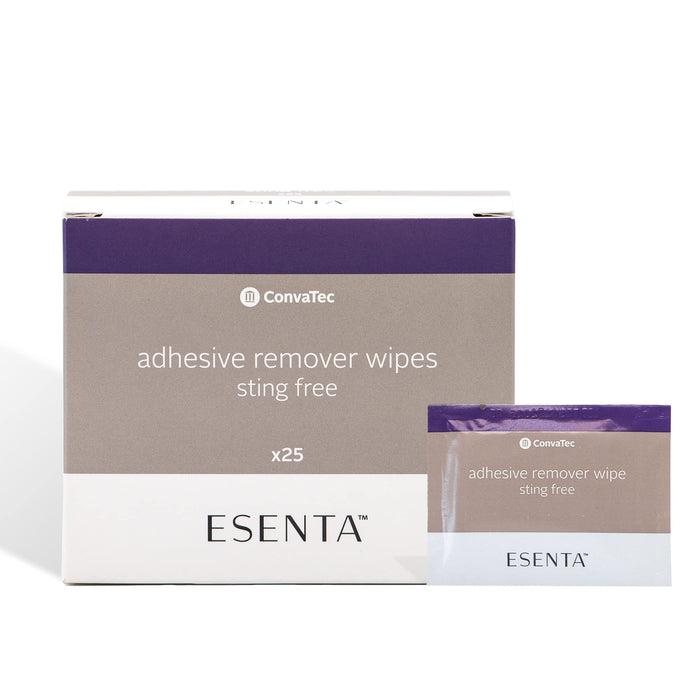 ConvaTec Esenta Sting Free Adhesive Remover Wipes, 25 per Box