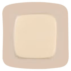 ConvaTec FoamLite Thin Foam Dressing, Bordered Silicone Adhesive, Square, Sterile - 421557 - LL Medico