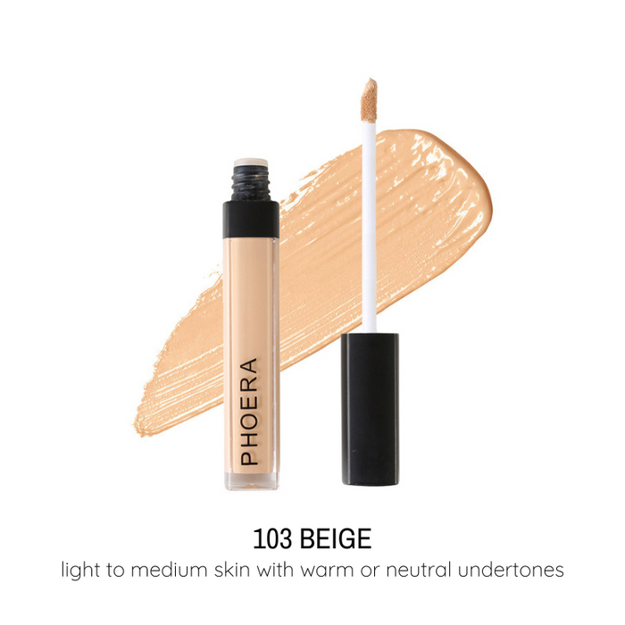 Corretor Liquido de Alta Cobertura - Phoera Makeup Europe