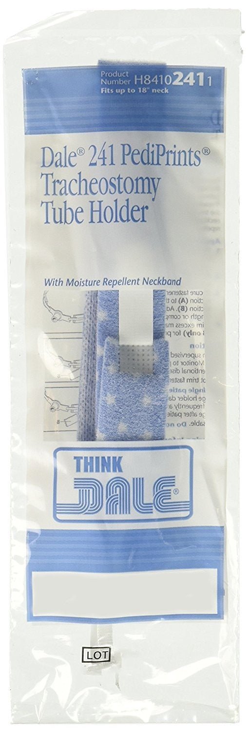 Dale Medical PediPrints Tracheostomy Tube Holder, Pediatric/Adult, 1" x 18" - DAL241-Single - LL Medico