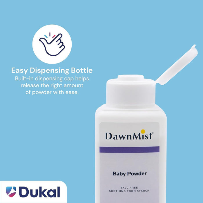 DawnMist Baby Powder, Talc Free, 4 oz