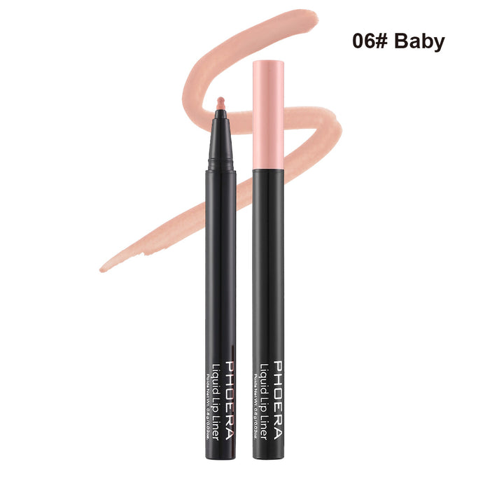 Delineador de labios líquido de larga duración