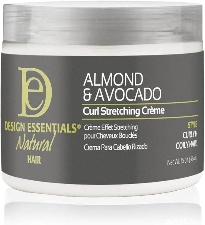 Design Essentials Almond and Avocado Curl Stretching Creme 16oz