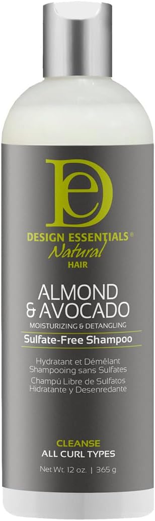 Design Essentials Almond and Avocado Sulfate Free Shampoo 12oz