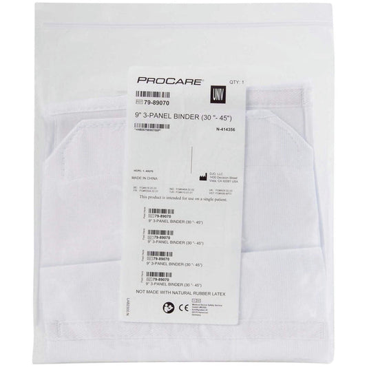 DJO ProCare Premium Abdominal Binder, One Size Fits Most, 9" Height - 79-99431-Pack - LL Medico