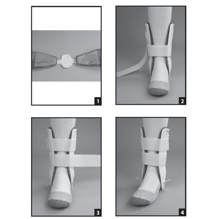 DJO ProCare Surround Ankle Support with Gel Stirrup and Hook and Loop Closure - 79-97863-Single - LL Medico