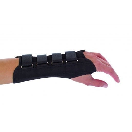 DJO ProCare Wrist Support, Aluminum Stay, Right Hand, Black - 79-87003-Single - LL Medico