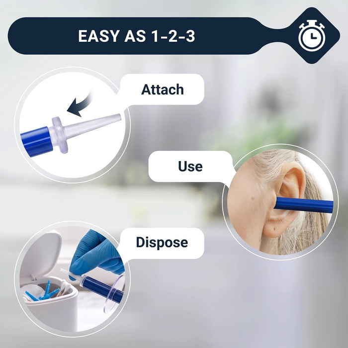 Doctor Easy Rhino/Elephant Ear Washer Single-Use Tips, Pack of 20