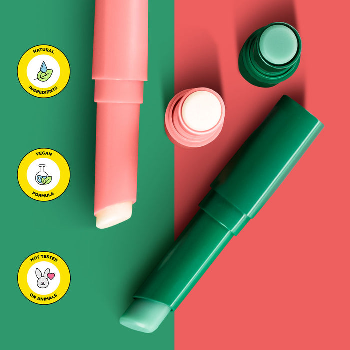 Dr.PAWPAW x WICKED Enchanting and Glimmer Ph Lip Balm Duo Pack