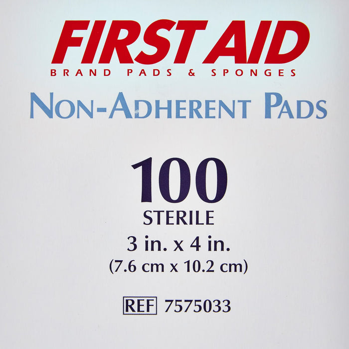 Dukal American White Cross Nonadherent Dressing, 3 x 4 Inch