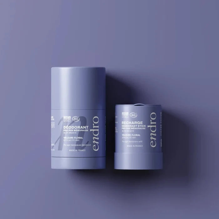 Duo déodorant stick & recharge 48H - Pro - âge ménopause - Endro Cosmetiques