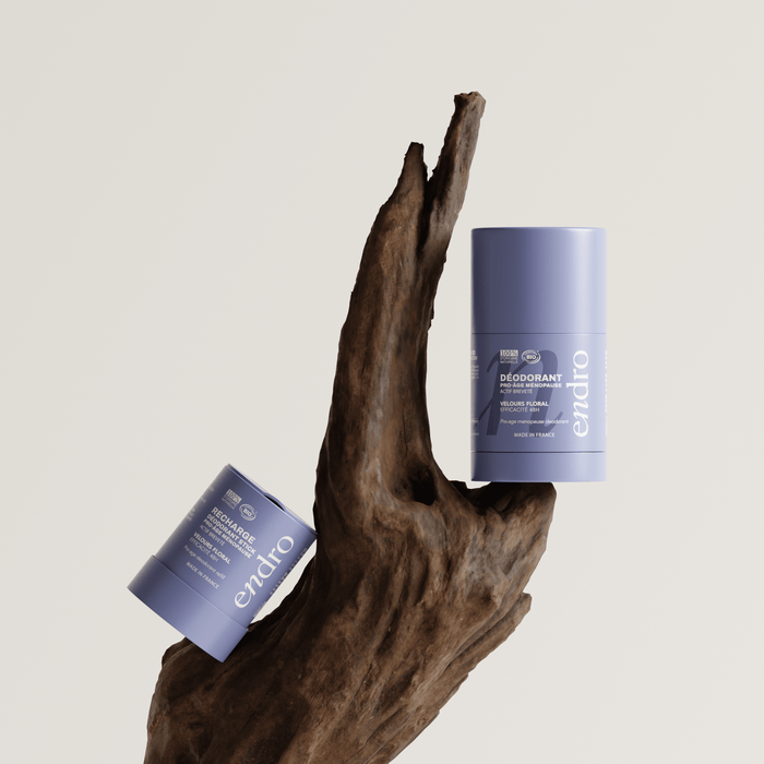 Duo déodorant stick & recharge 48H - Pro - âge ménopause - Endro Cosmetiques
