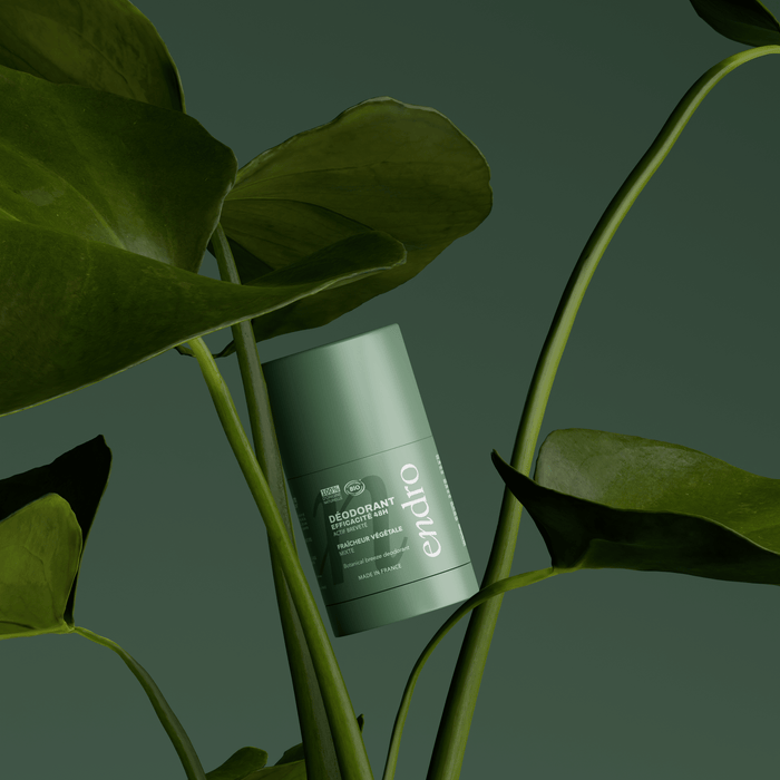 Duo déodorant stick & recharge mixte 48H - Parfum Fraîcheur Végétale - Endro Cosmetiques