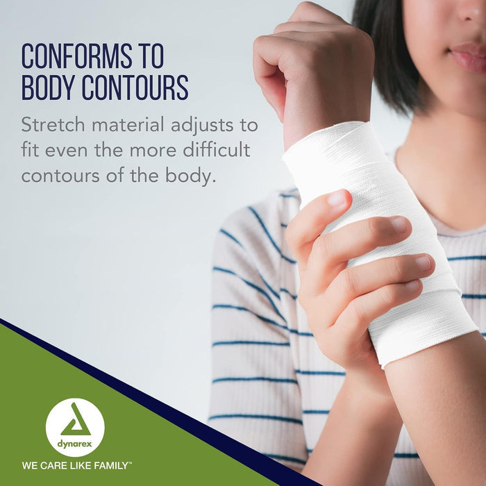 dynarex Conforming Bandage, 4 Inch x 4.1 Yard