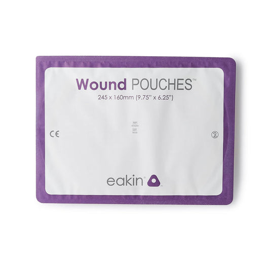 ConvaTec Eakin Fistula and Wound Drainage Pouch, x 158mm Cutting Area One-Piece Pouch, Flat