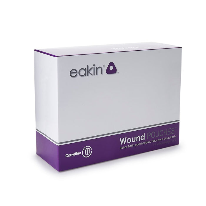 ConvaTec Eakin Fistula and Wound Drainage Pouch, x 158mm Cutting Area One-Piece Pouch, Flat