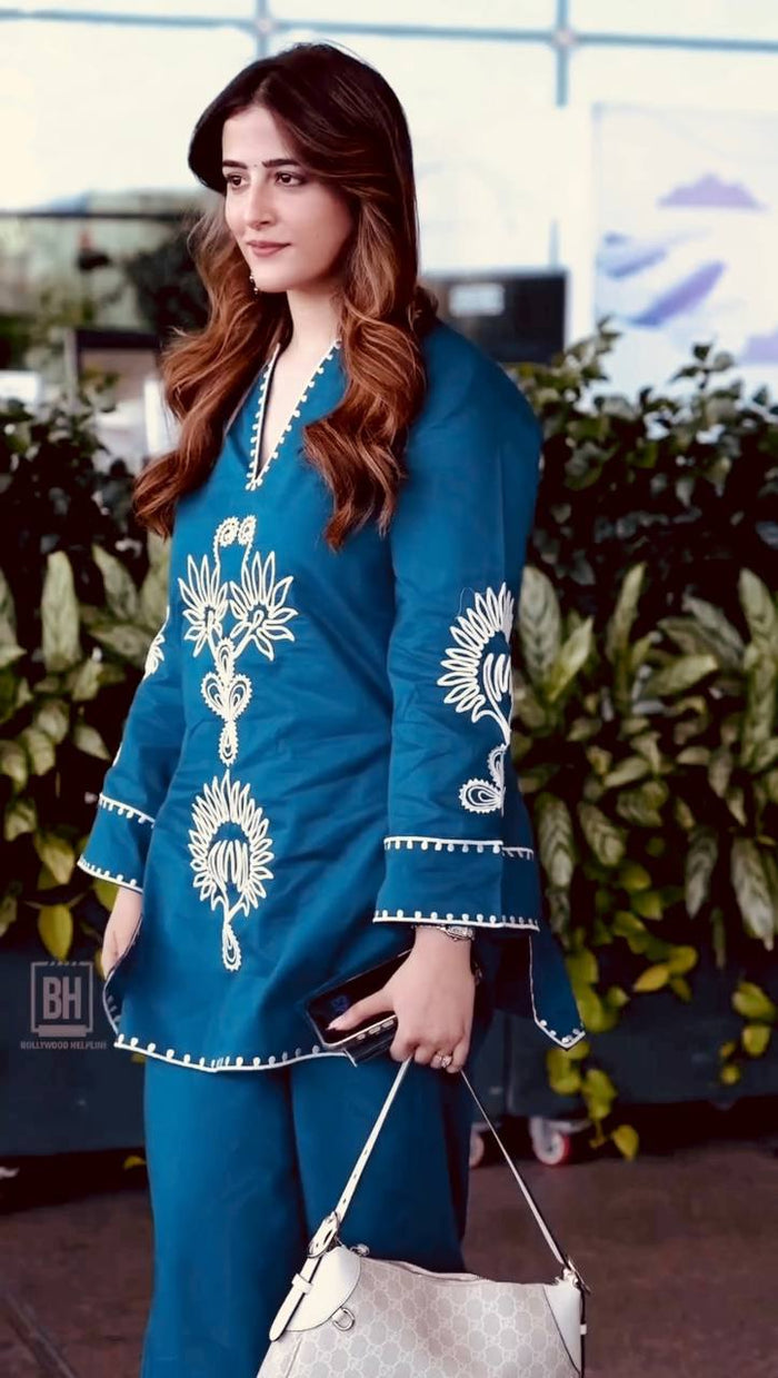 Elegance in Every Stitch Blue Charm