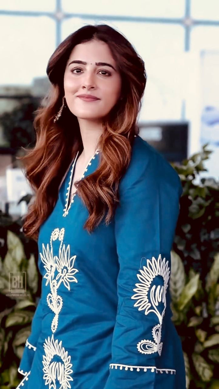 Elegance in Every Stitch Blue Charm