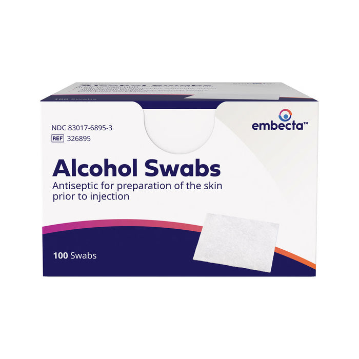 Embecta Alcohol Swabs, 100 Count - 326895 - LL Medico