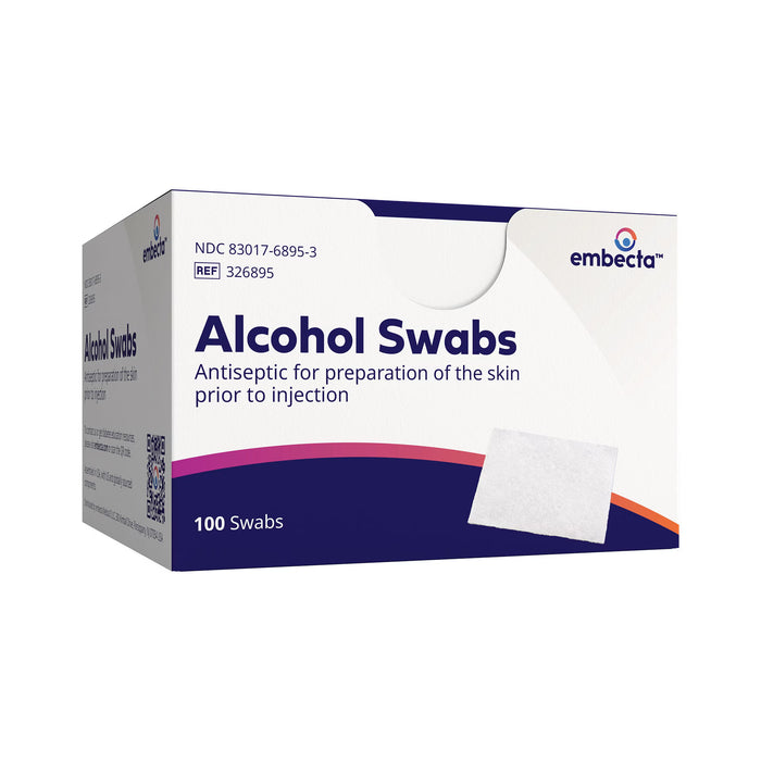 Embecta Alcohol Swabs, 100 Count - 326895 - LL Medico