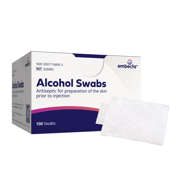 Embecta Alcohol Swabs, 100 Count - 326895 - LL Medico