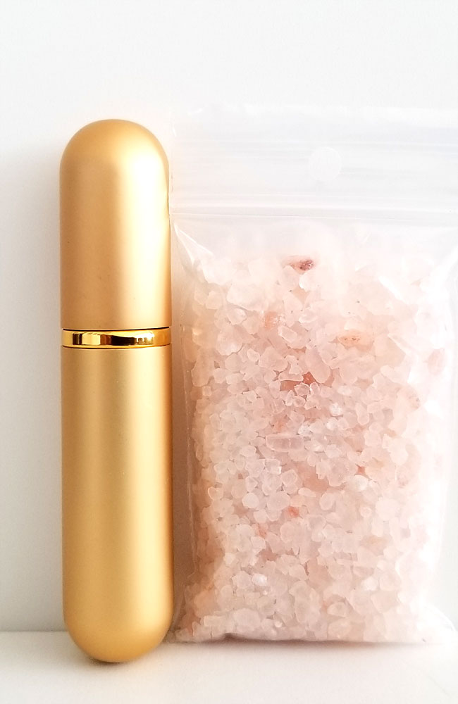 Essential Oil Inhaler - Brushed Aluminum Gold