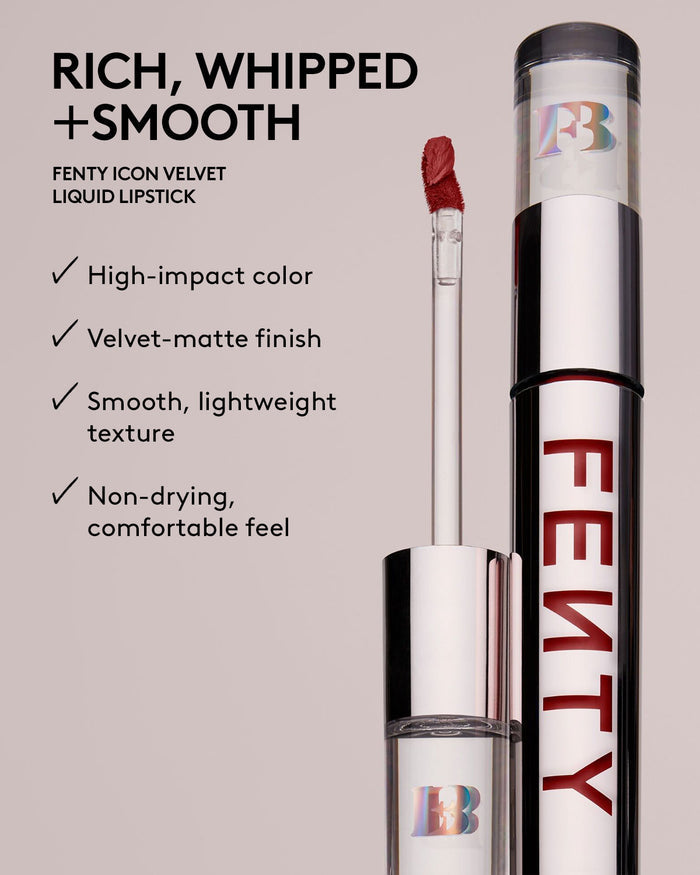 Fenty Icon Velvet Liquid Lipstick — C-Suite'Heart