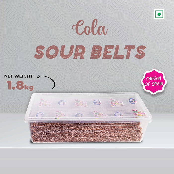 Fini Sour Cola Belts - 1.8 Kg - Fizzy Candies