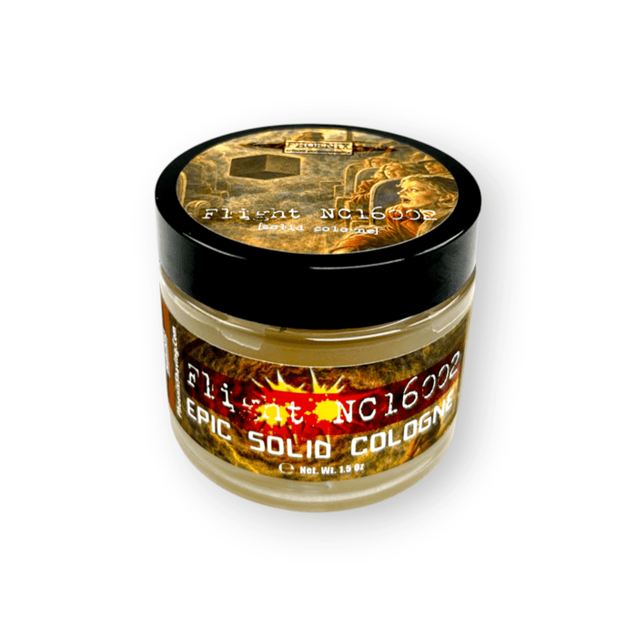 Flight NC16002 Solid Cologne | Contains Prickly Pear Oil | A High Strangeness Homage! - Phoenix Artisan Accoutrements