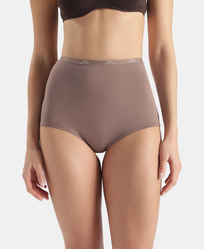 Full Coverage Micro Modal Elastane Stretch Boy Shorts with StayFresh Treatment - Deep Taupe