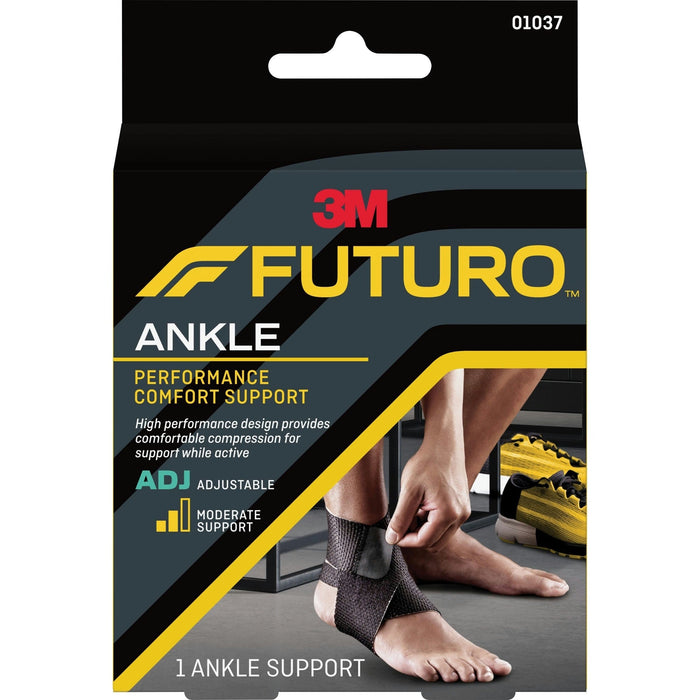 Futuro Sport Adjustable Ankle Support, Moderate Support, One Size Fits Most - 01037ENR-Single - LL Medico