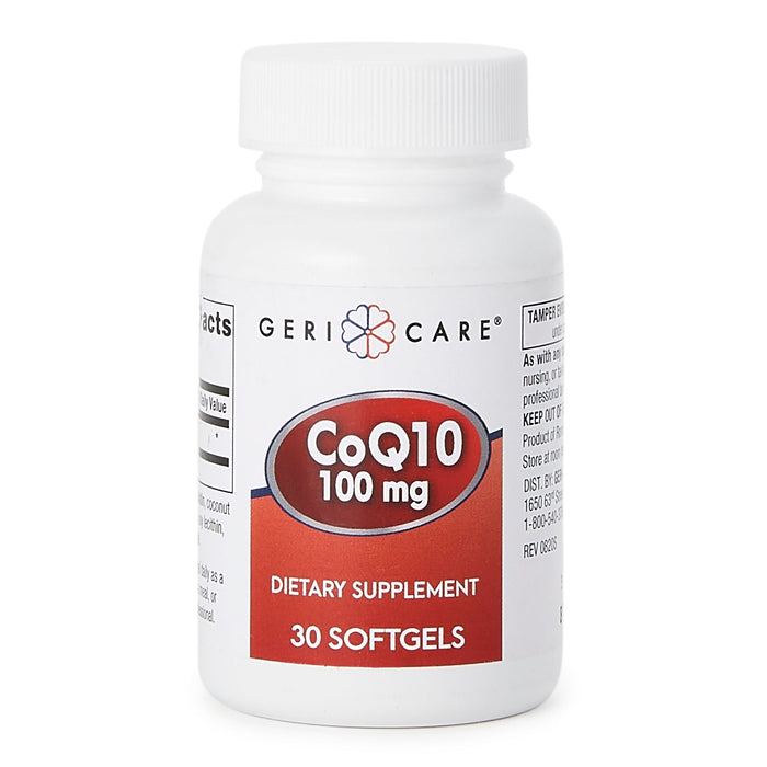 Geri - Care Coenzyme Q - 10 (CoQ10) Dietary Supplement, 100 mg - 57896087503 - LL Medico