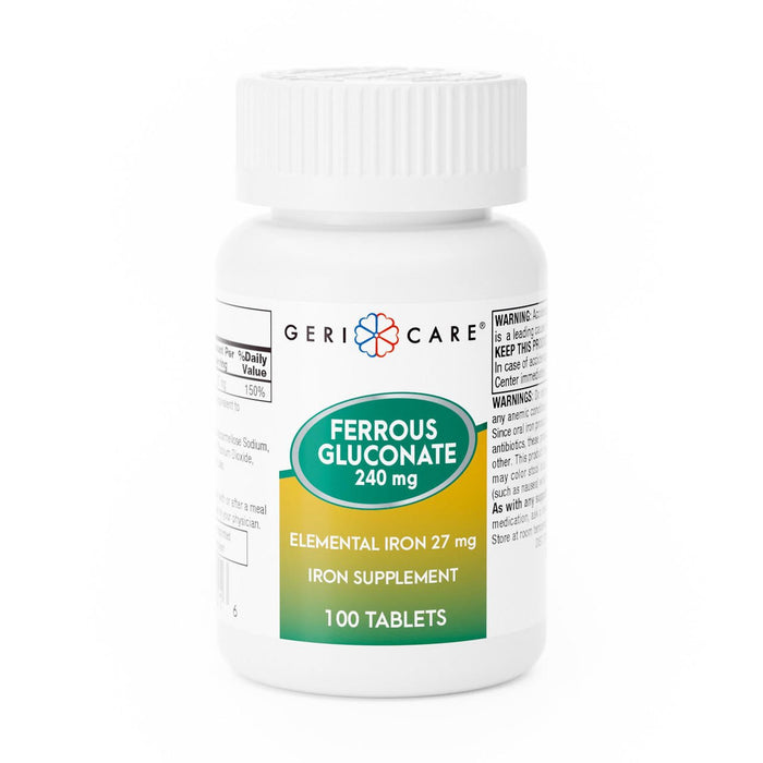 Geri - Care Iron Supplement, 240 mg - 724-01-GCP - LL Medico