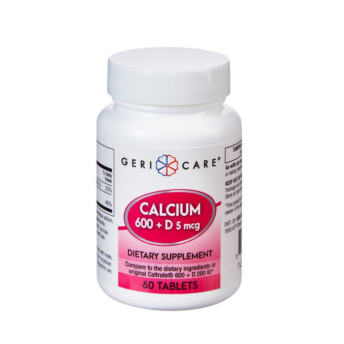 Geri - Care Joint Health Supplement, Calcium (600 mg) / Vitamin D (200 IU) - 747-06-GCP - LL Medico