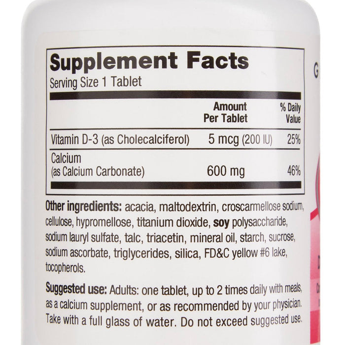 Geri - Care Joint Health Supplement, Calcium (600 mg) / Vitamin D (200 IU) - 747-06-GCP - LL Medico